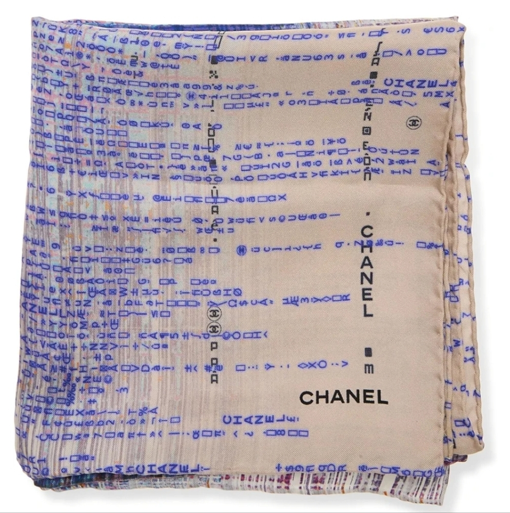 CHANEL Pre-Loved Multicolored 'CC' Scarf - Picture 2 of 7